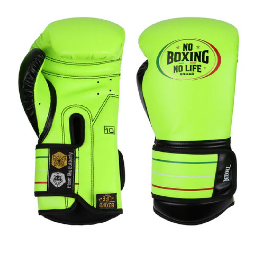 Customizable boxing glove, High Quality COPIES of Branded Gloves Parrot/Black