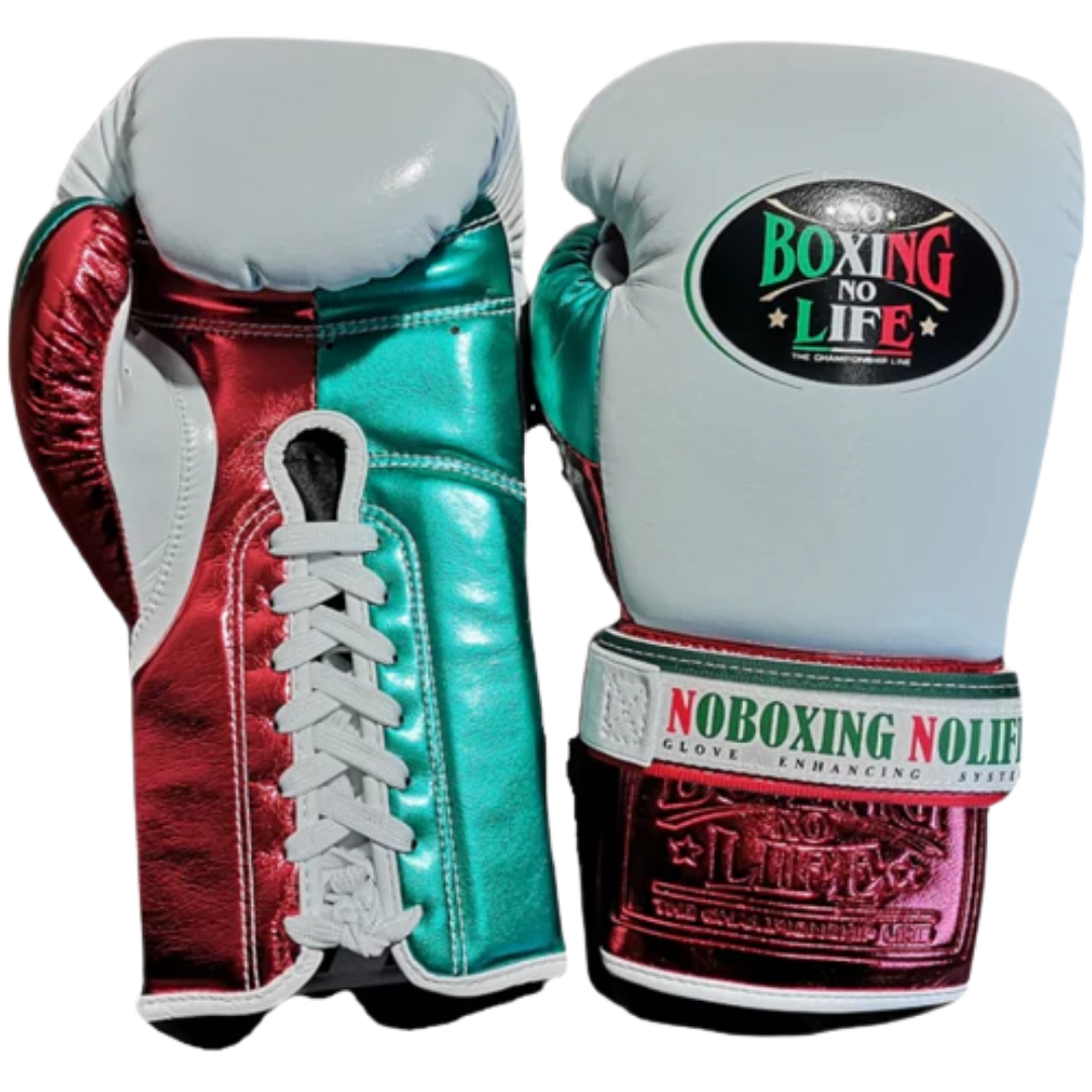Customizable boxing glove, High Quality COPIES of Branded Gloves White/Red