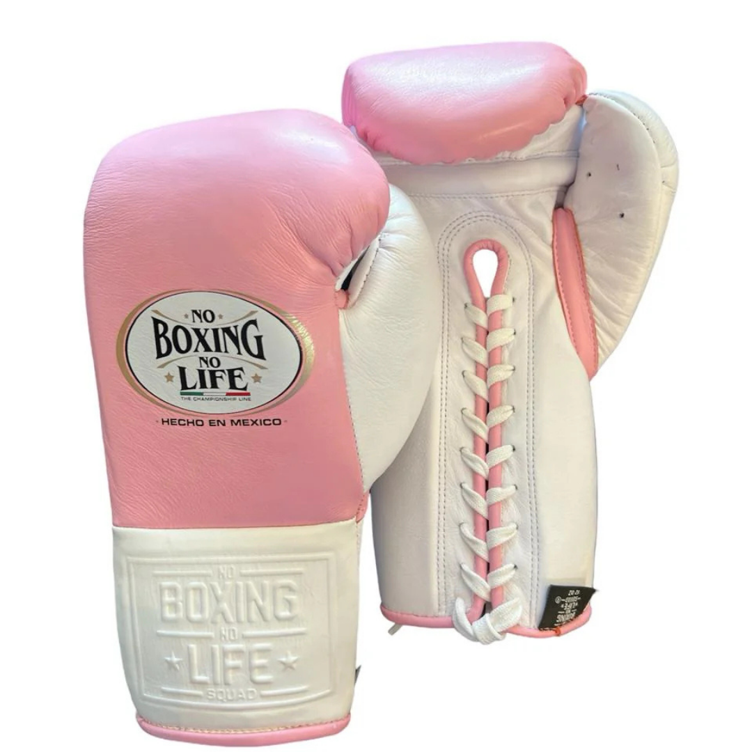 Customizable boxing glove, High Quality COPIES of Branded Gloves Pink/White