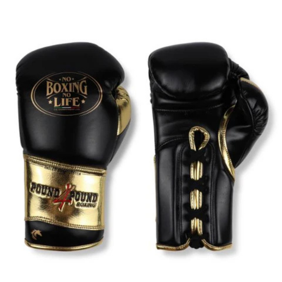 Customizable boxing glove, High Quality COPIES of Branded Gloves Black/Gold