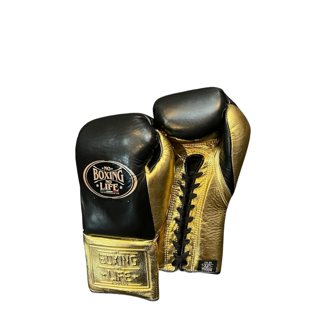Customizable boxing glove, High Quality COPIES of Branded Gloves Black/Gold