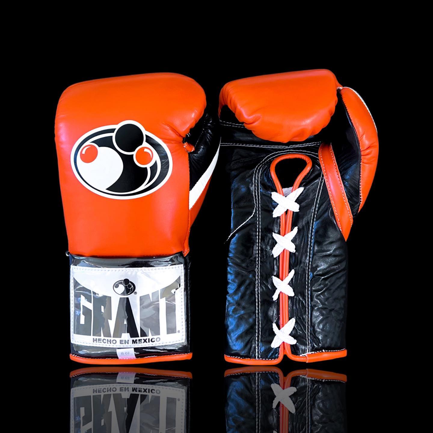 Customizable boxing glove, High Quality COPIES of Branded Gloves Orange/Black