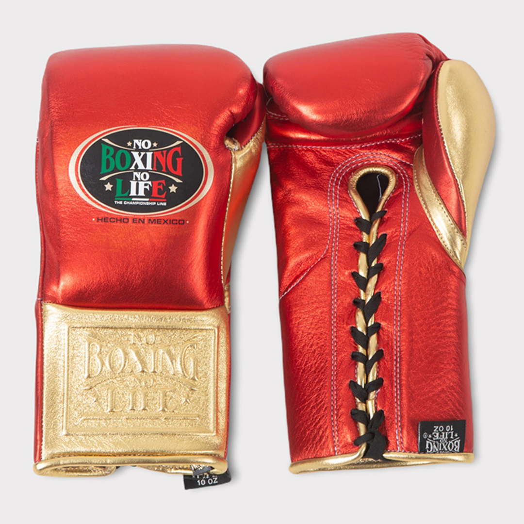 Customizable boxing glove, High Quality COPIES of Branded Gloves Red/Gold