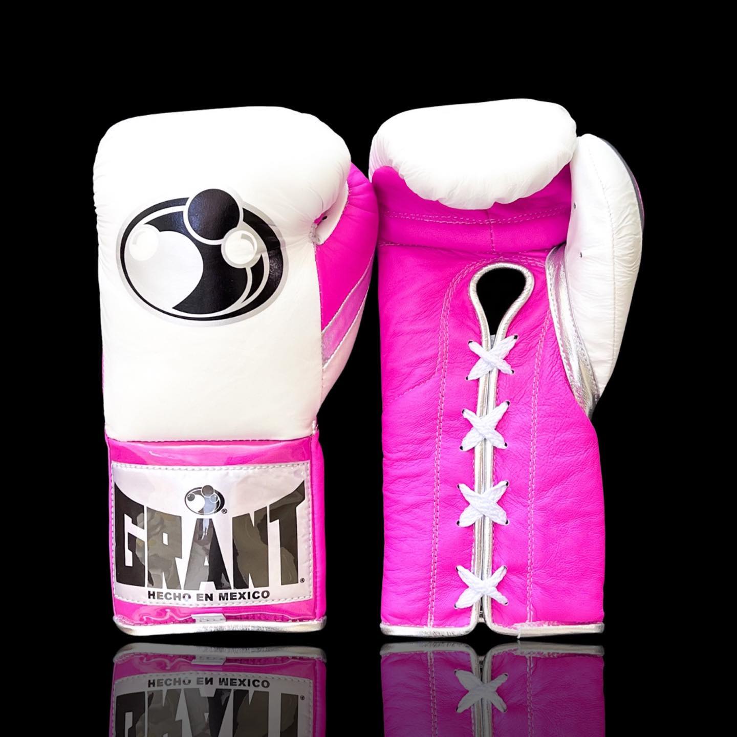 Customizable boxing glove, High Quality COPIES of Branded Gloves White/Pink