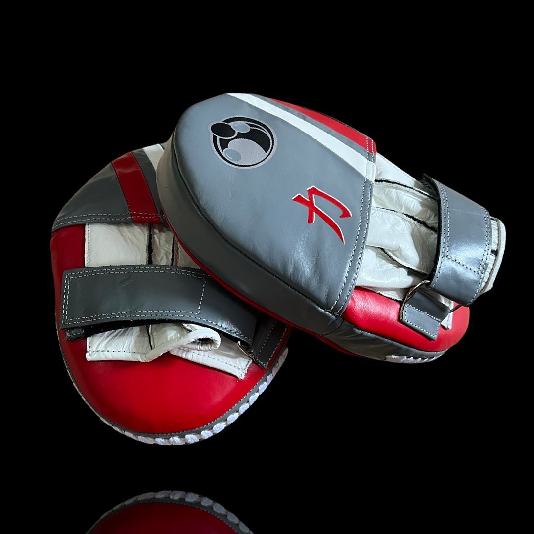 Boxing Gloves Set, Gray/Red Boxing set, Boxing Head Guard