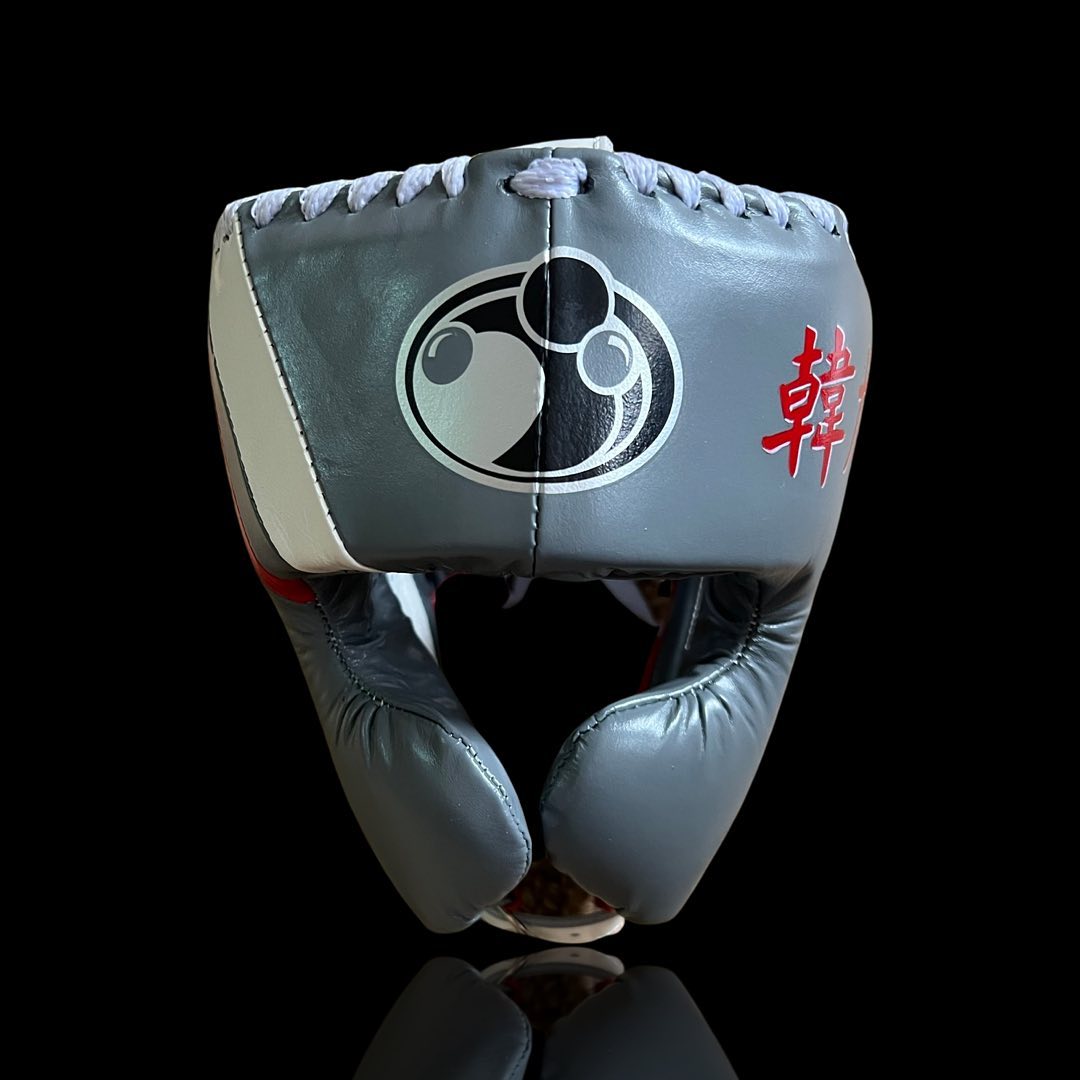 Boxing Gloves Set, Gray/Red Boxing set, Boxing Head Guard