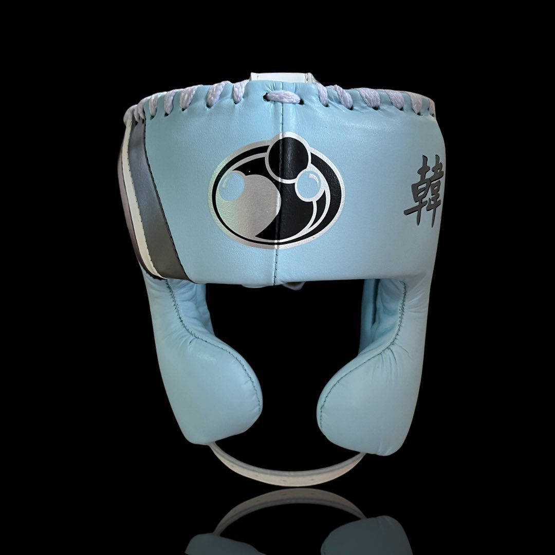 Boxing Gloves Set, Sky/Purple Boxing set, Boxing Head Guard