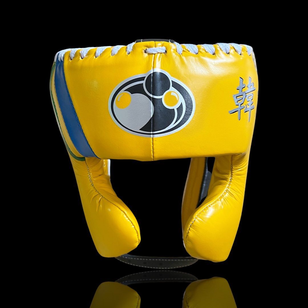 Boxing Gloves Set, Yellow Boxing set, Boxing Head Guard