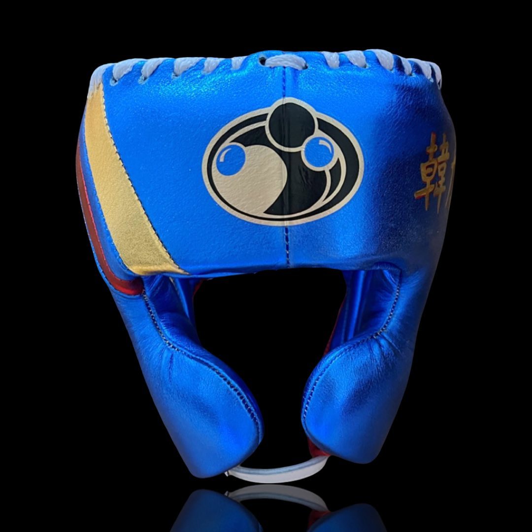 Boxing Gloves Set, Blue Boxing set, Boxing Head Guard