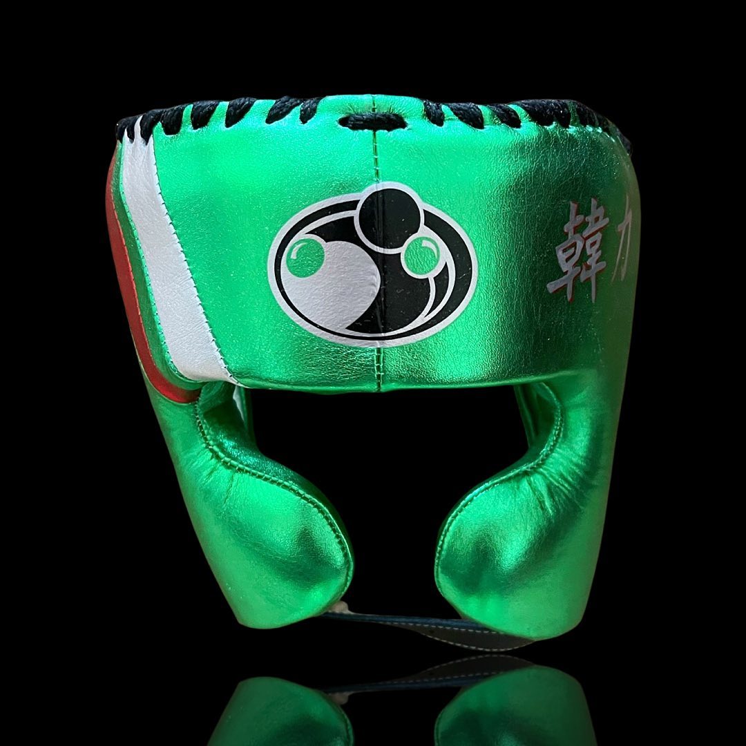 Boxing Gloves Set, Green Boxing set, Boxing Head Guard