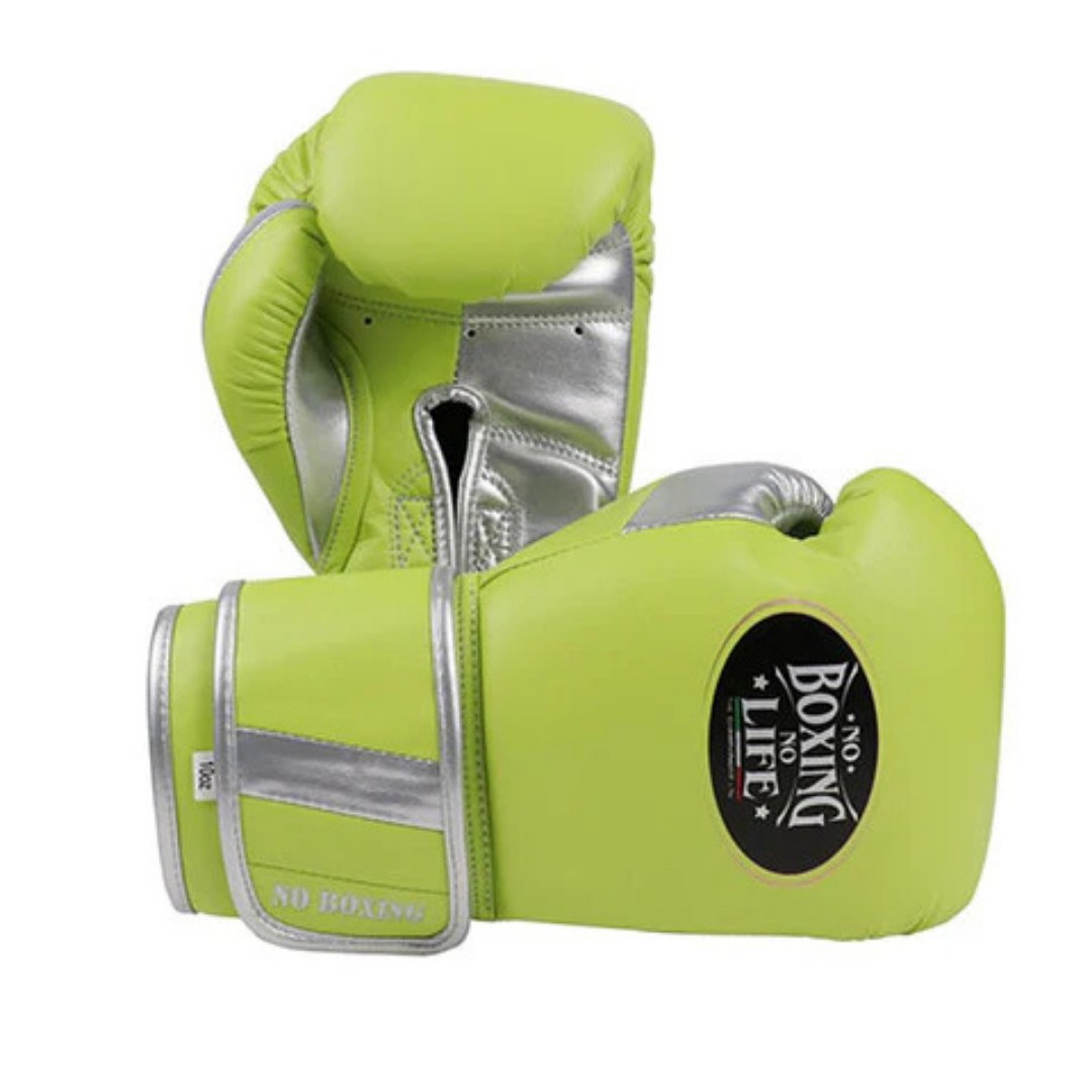 Customizable boxing glove, High Quality COPIES of Branded Gloves Parrot/Silver
