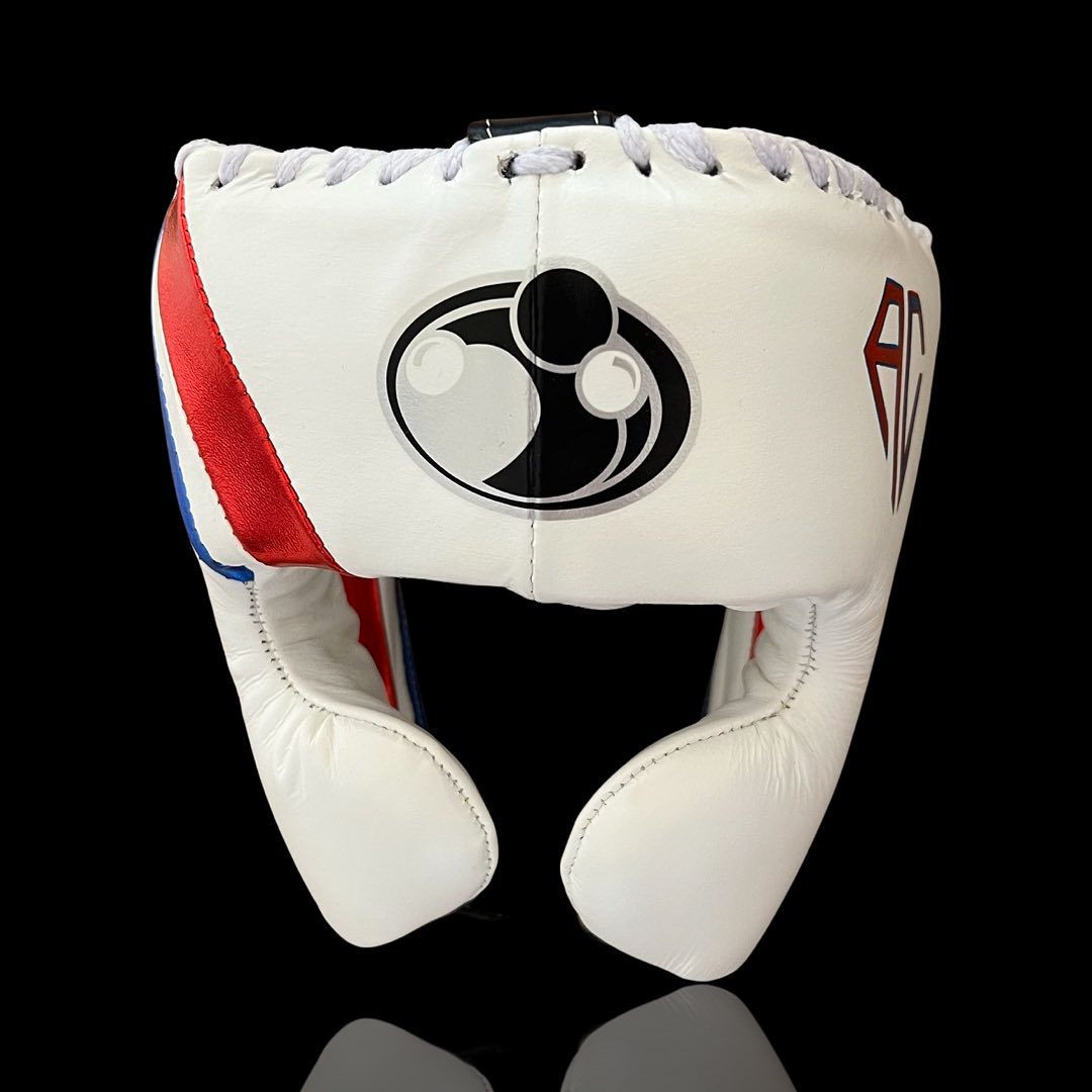Boxing Gloves Set, White Boxing set, Boxing Head Guard