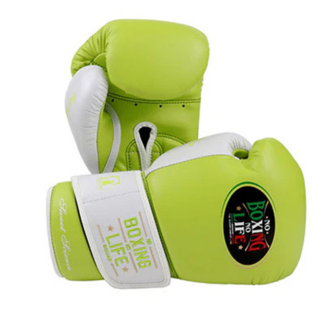 Customizable boxing glove, High Quality COPIES of Branded Gloves Parrot/White
