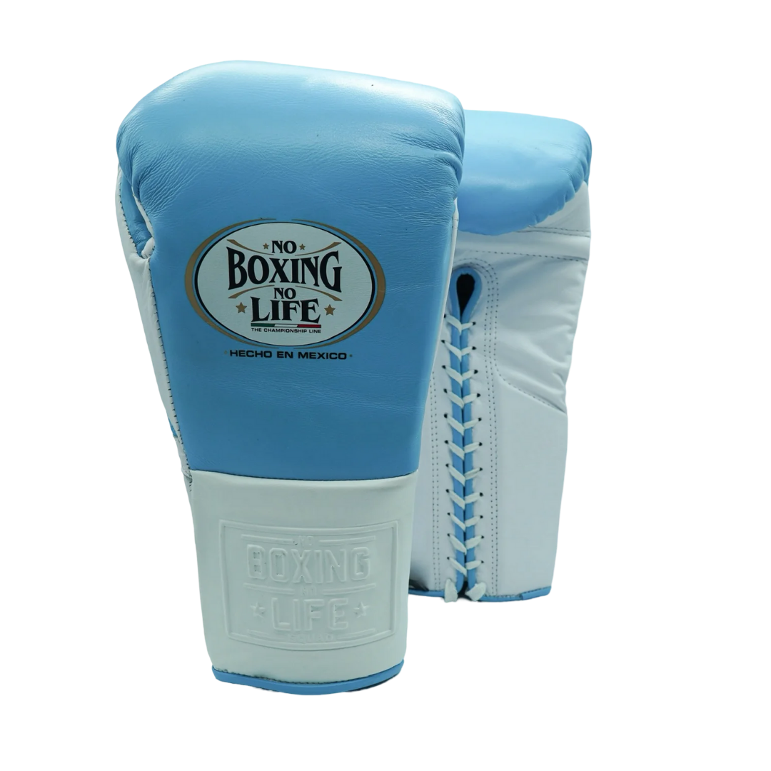 Customizable boxing glove, High Quality COPIES of Branded Gloves Sky/White