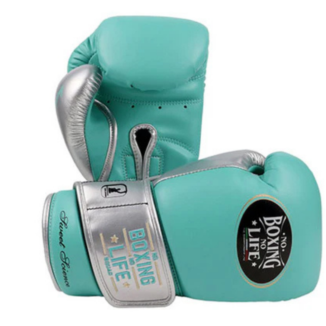 Customizable boxing glove, High Quality COPIES of Branded Gloves Sea Green/White