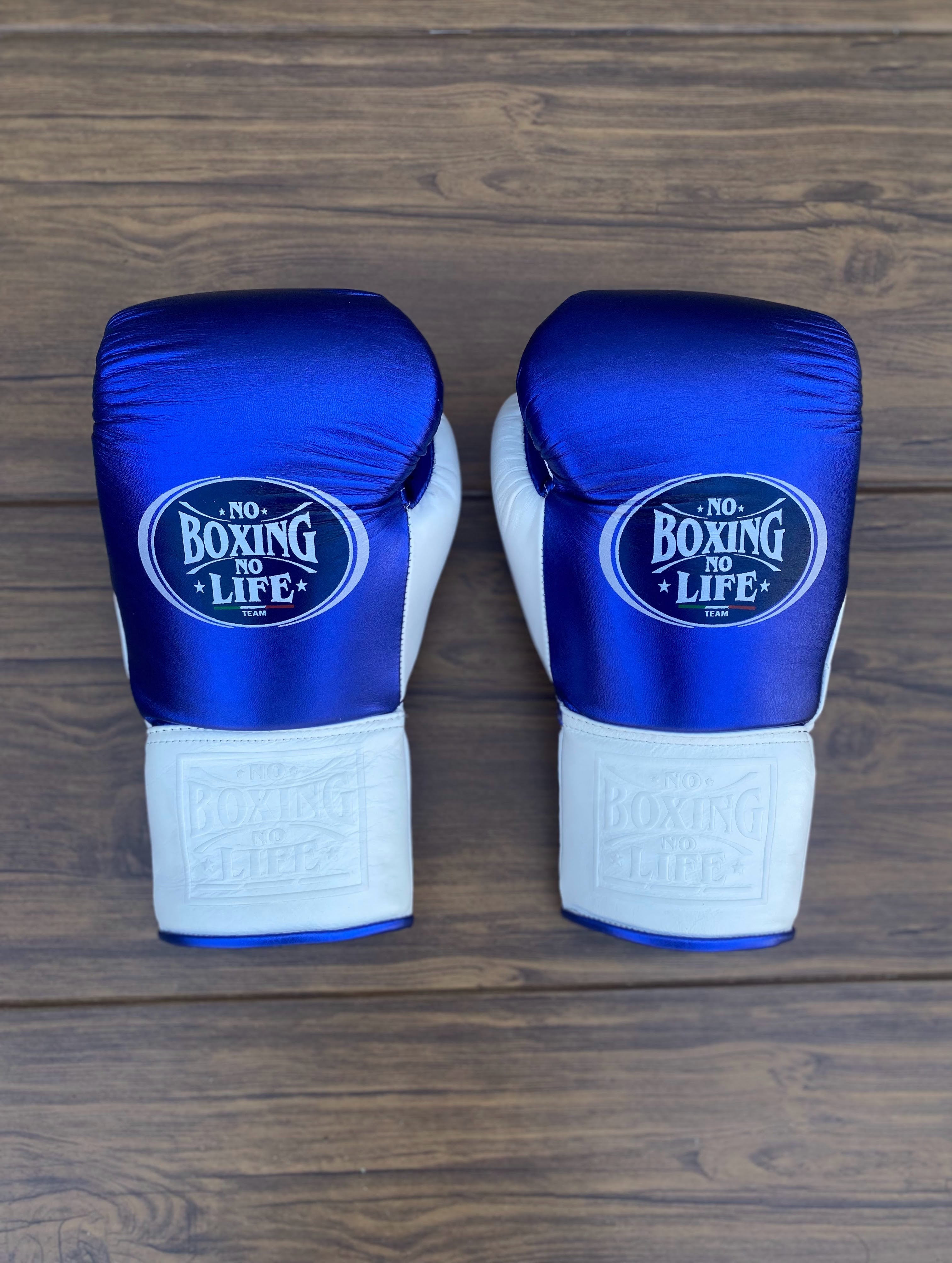 Customizable boxing glove, High Quality COPIES of Branded Gloves Blue/White