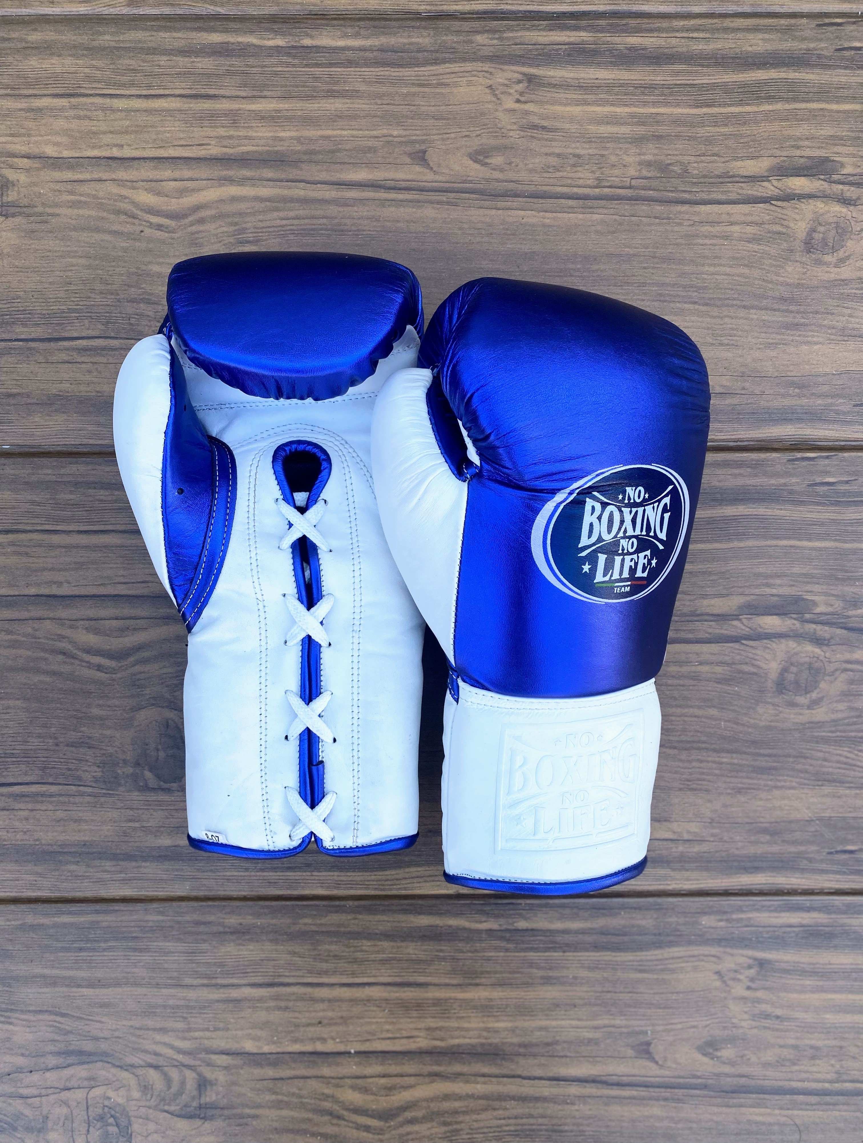 Customizable boxing glove, High Quality COPIES of Branded Gloves Blue/White