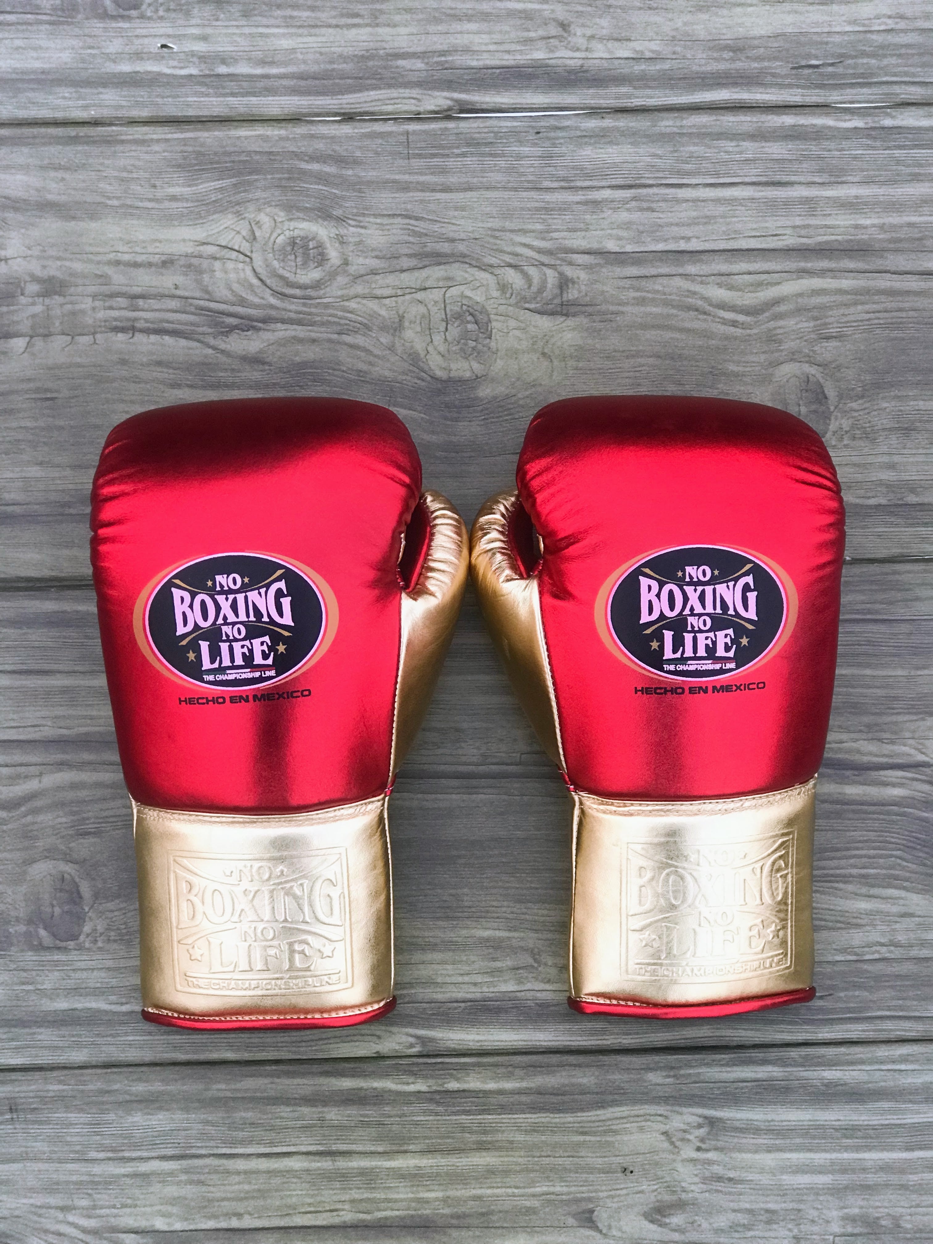 No Boxing No Life set, NBNL Red/Gold Boxing set, No Boxing No Life Head Guard