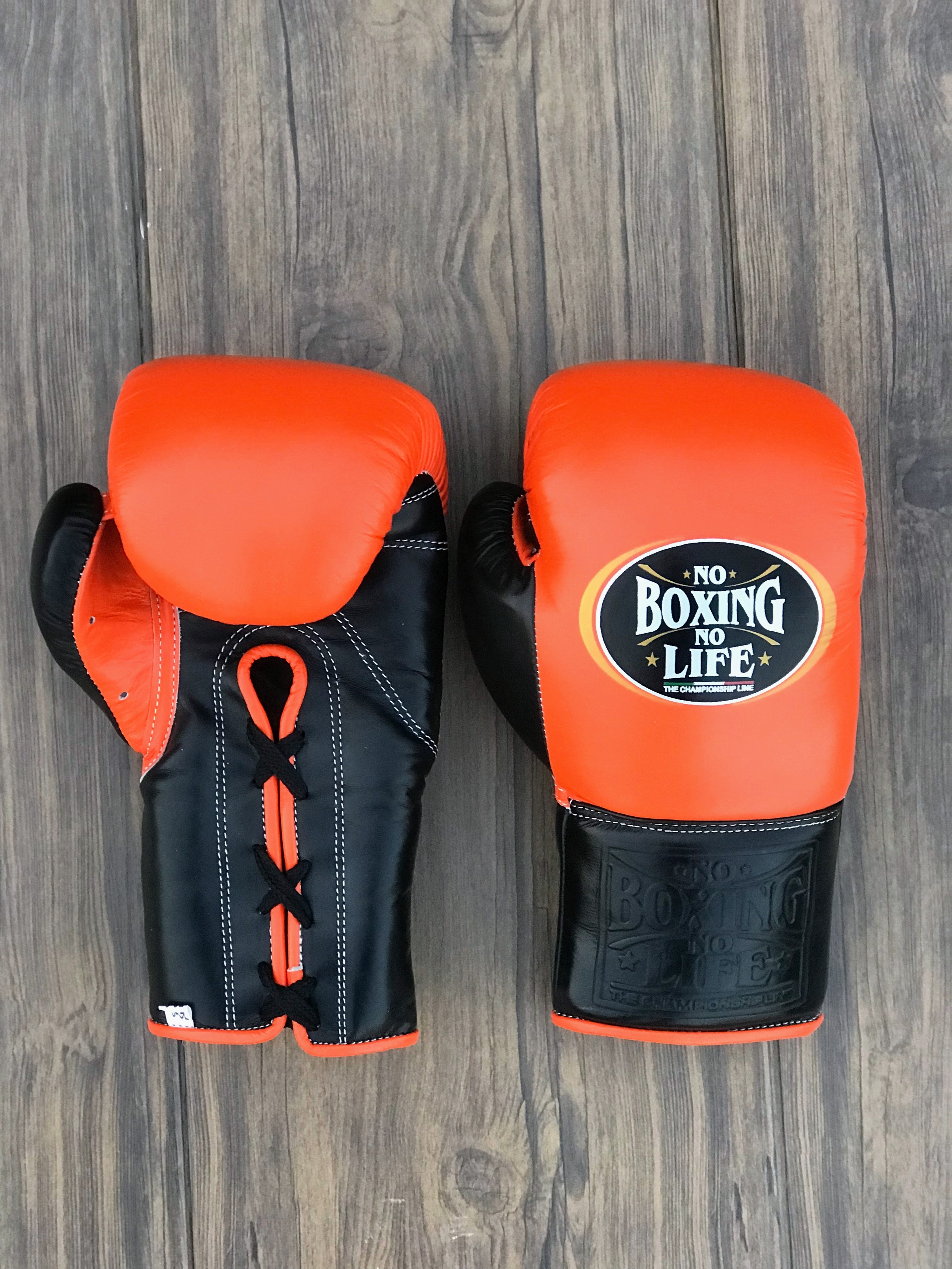 Customizable boxing glove, High Quality COPIES of Branded Gloves Orange/Black