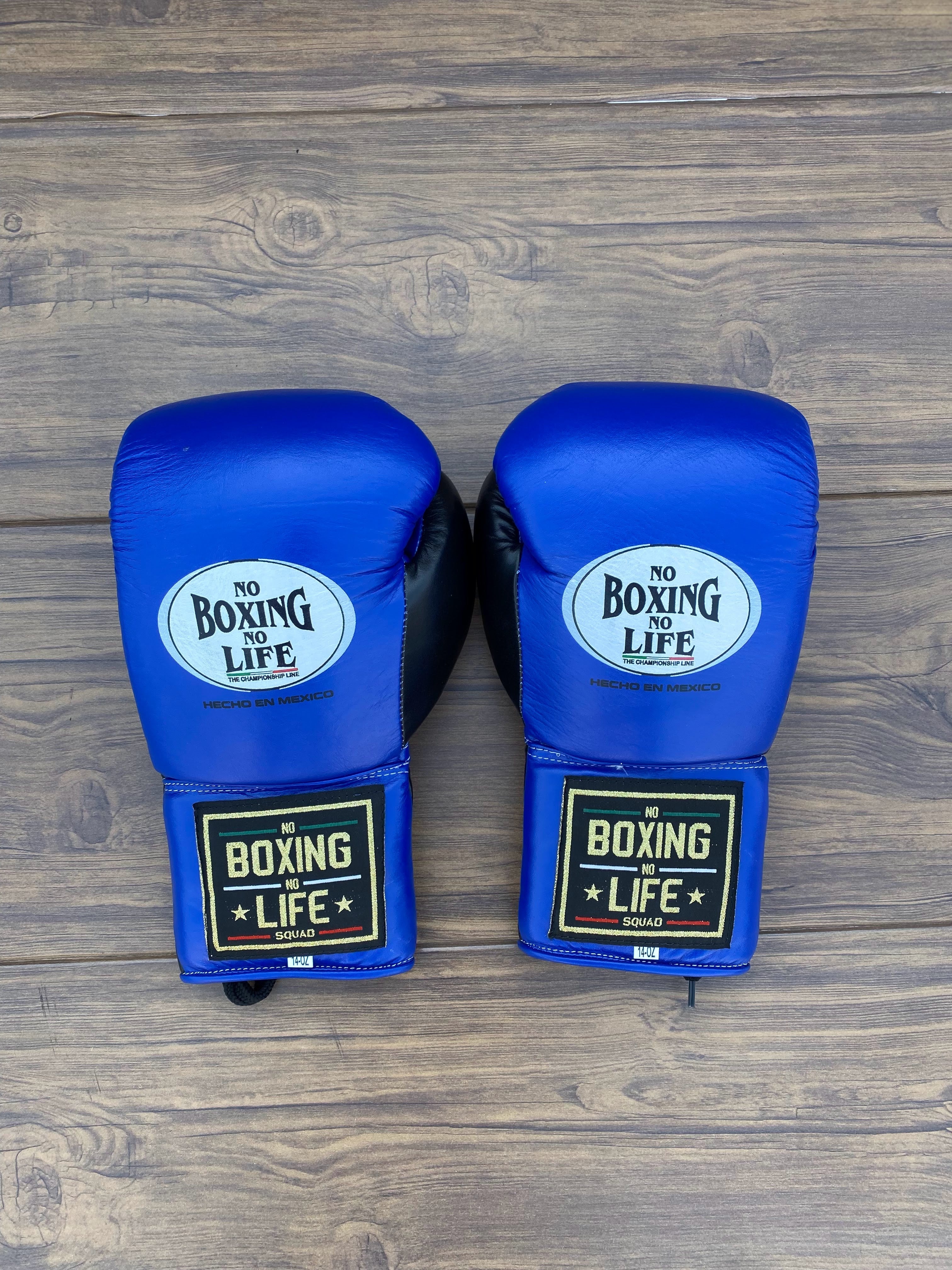 Customizable boxing glove, High Quality COPIES of Branded Gloves Blue/Black