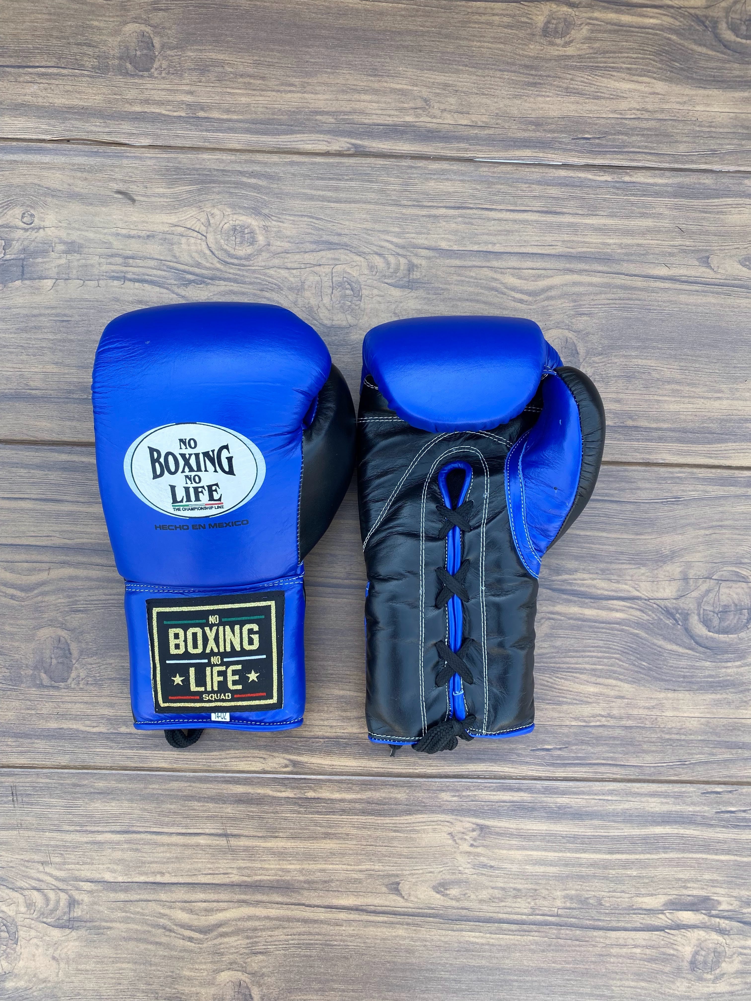 Customizable boxing glove, High Quality COPIES of Branded Gloves Blue/Black