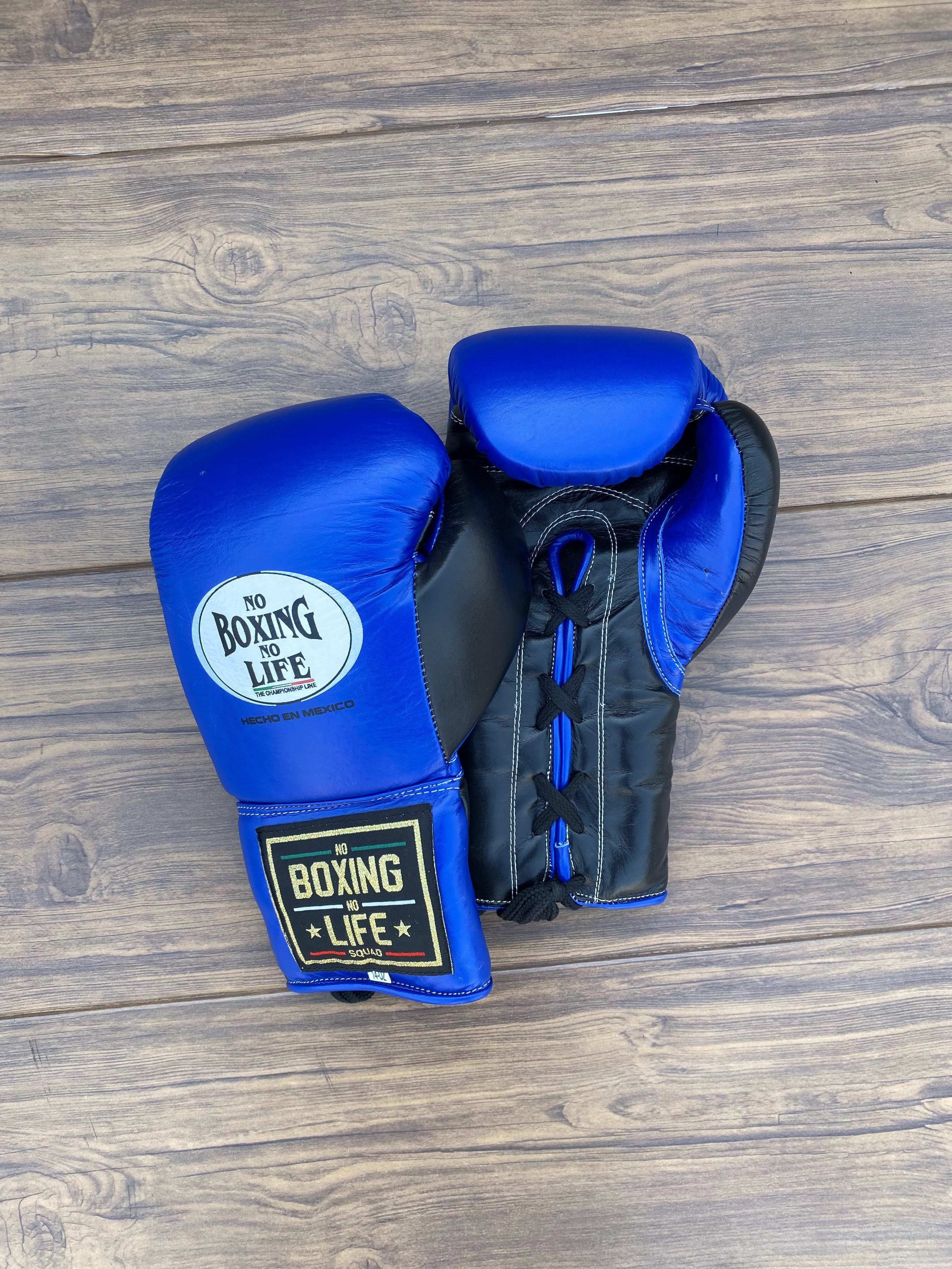 Customizable boxing glove, High Quality COPIES of Branded Gloves Blue/Black