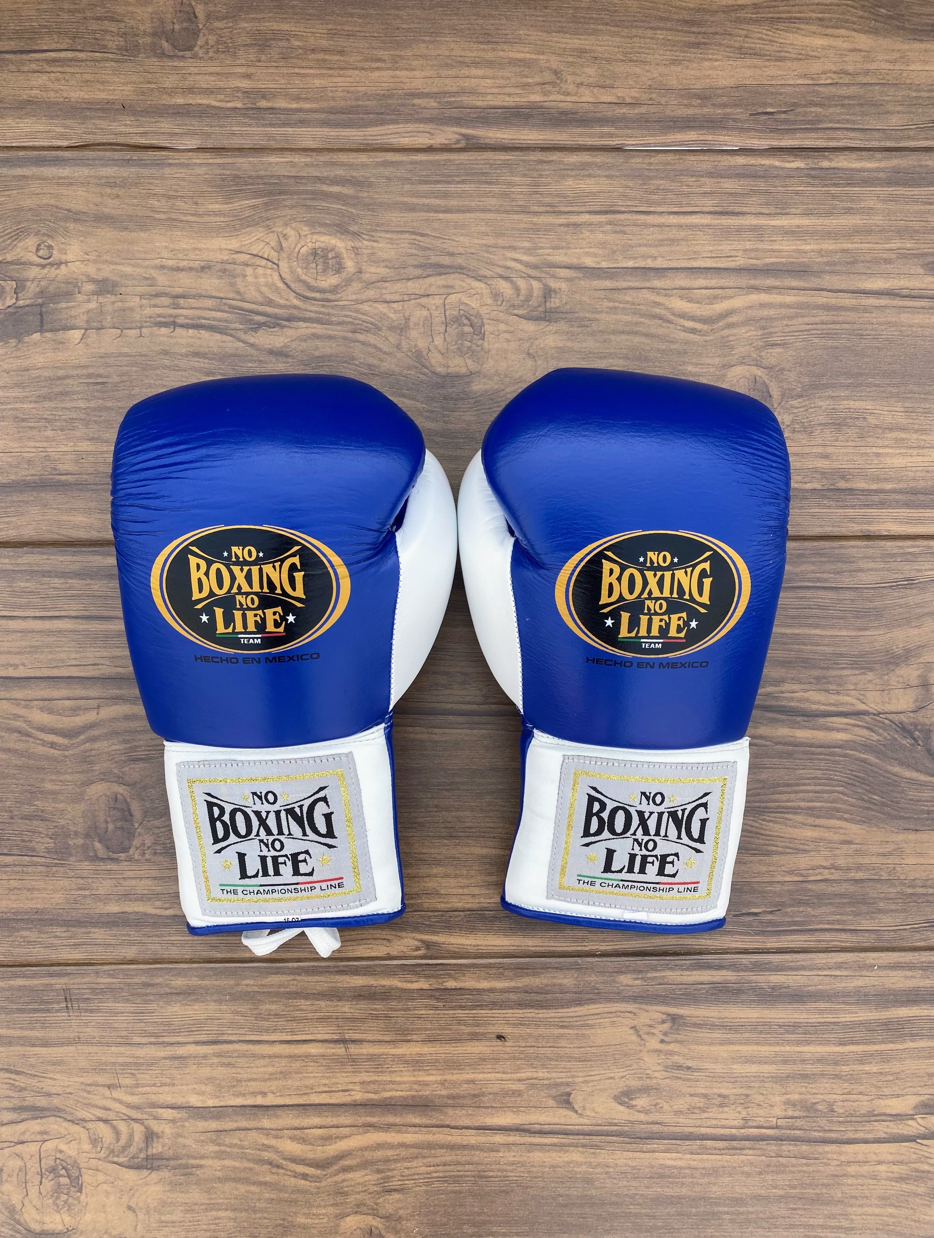Customizable boxing glove, High Quality COPIES of Branded Gloves Blue/White