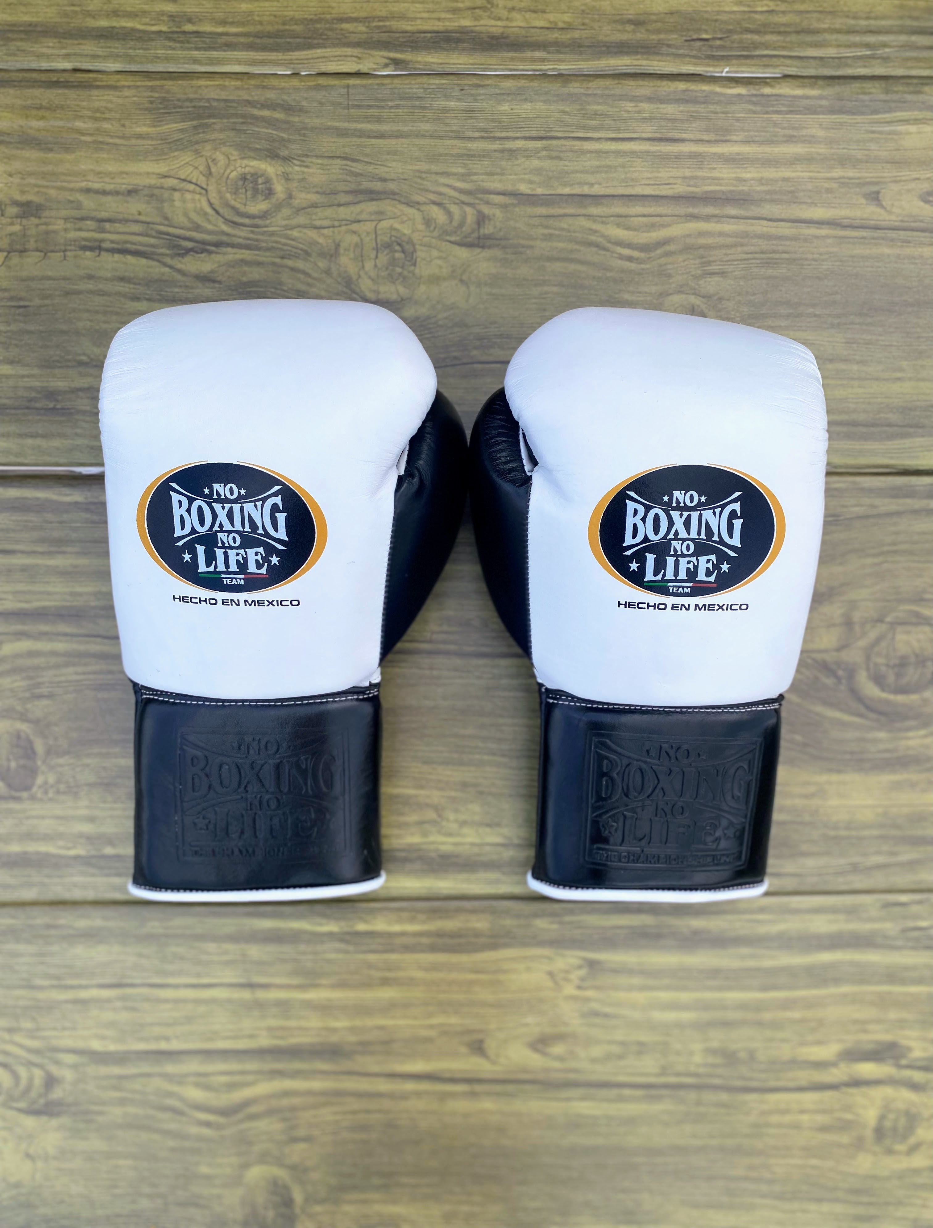 Customizable boxing glove, High Quality COPIES of Branded Gloves White/Black
