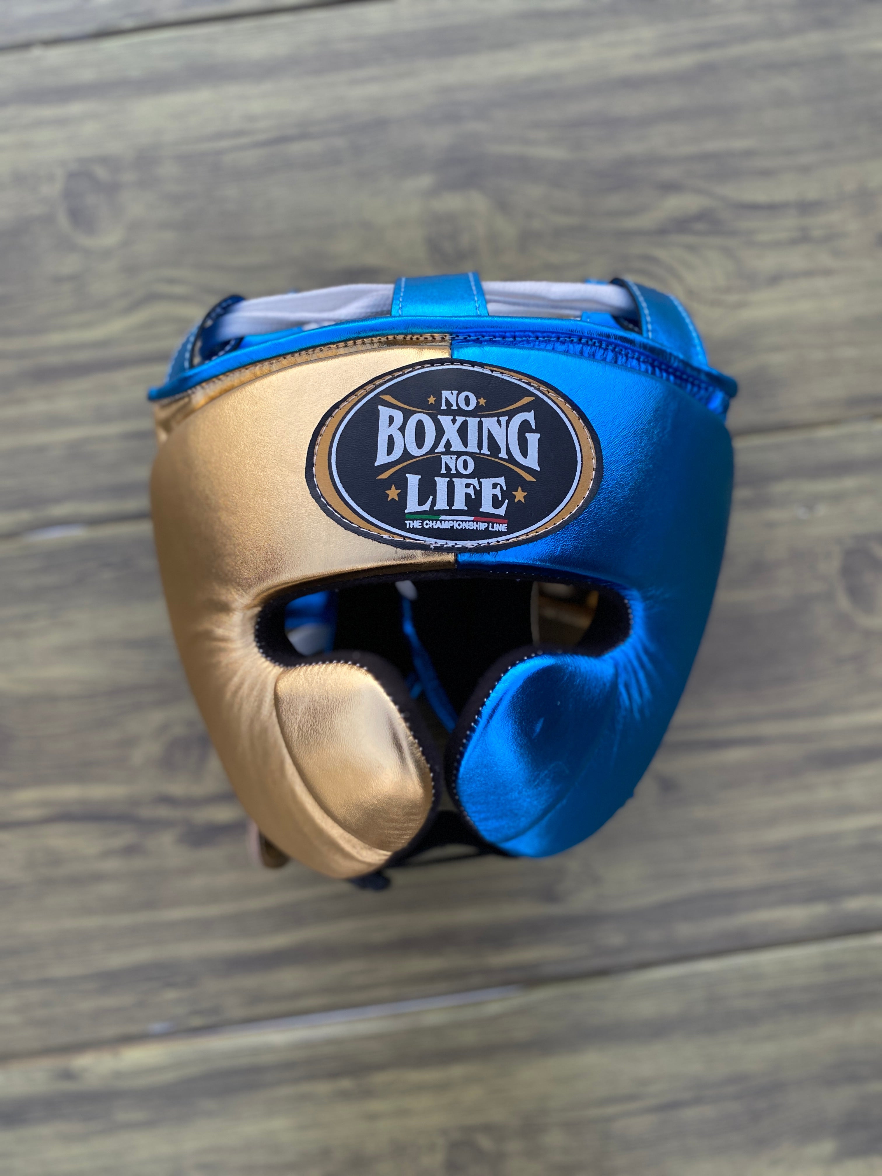 No Boxing No Life set, NBNL Gold/blue Boxing set, No Boxing No Life Head Guard