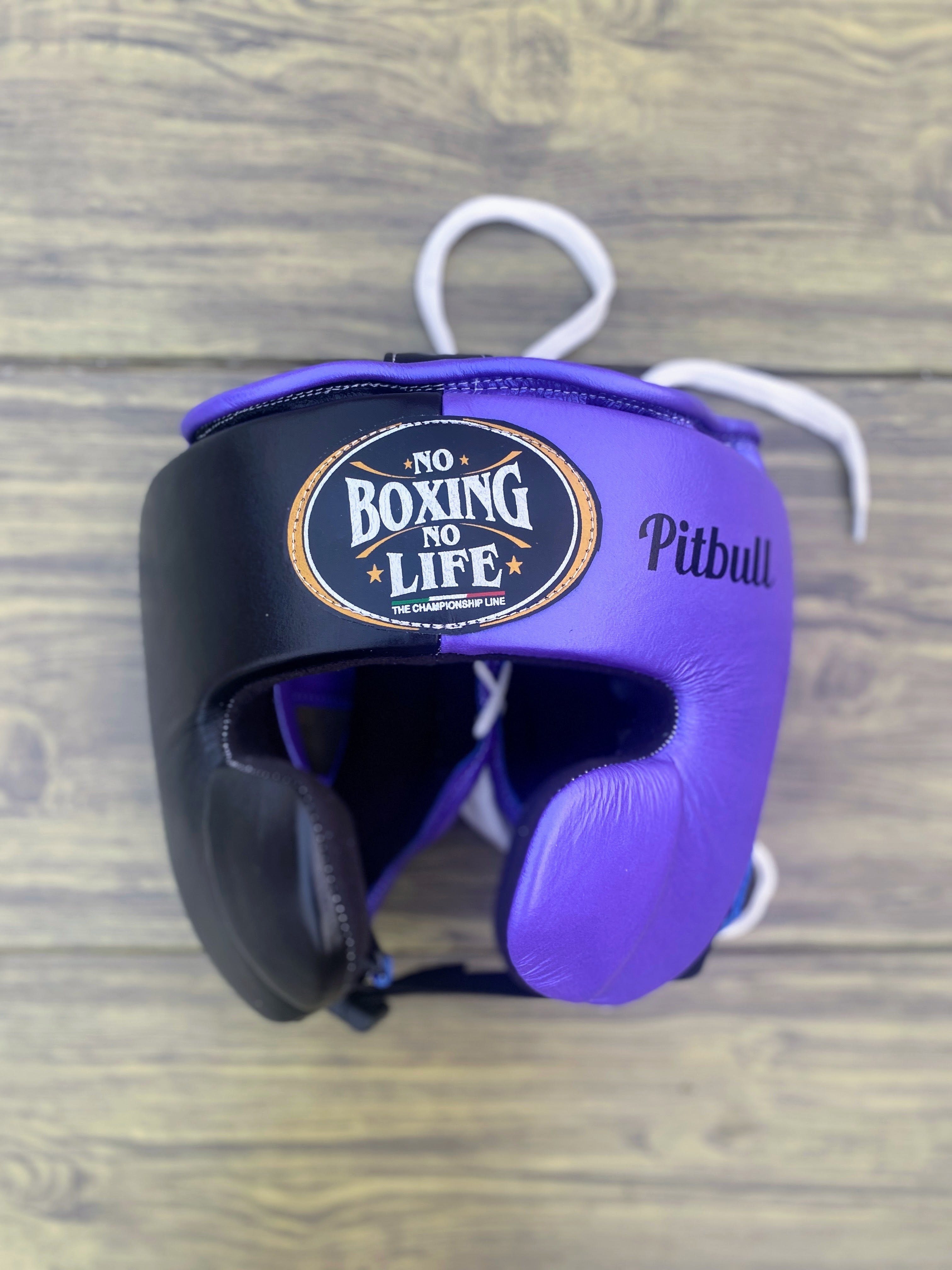 No Boxing No Life set, NBNL Purple/Black Boxing set, No Boxing No Life Head Guard