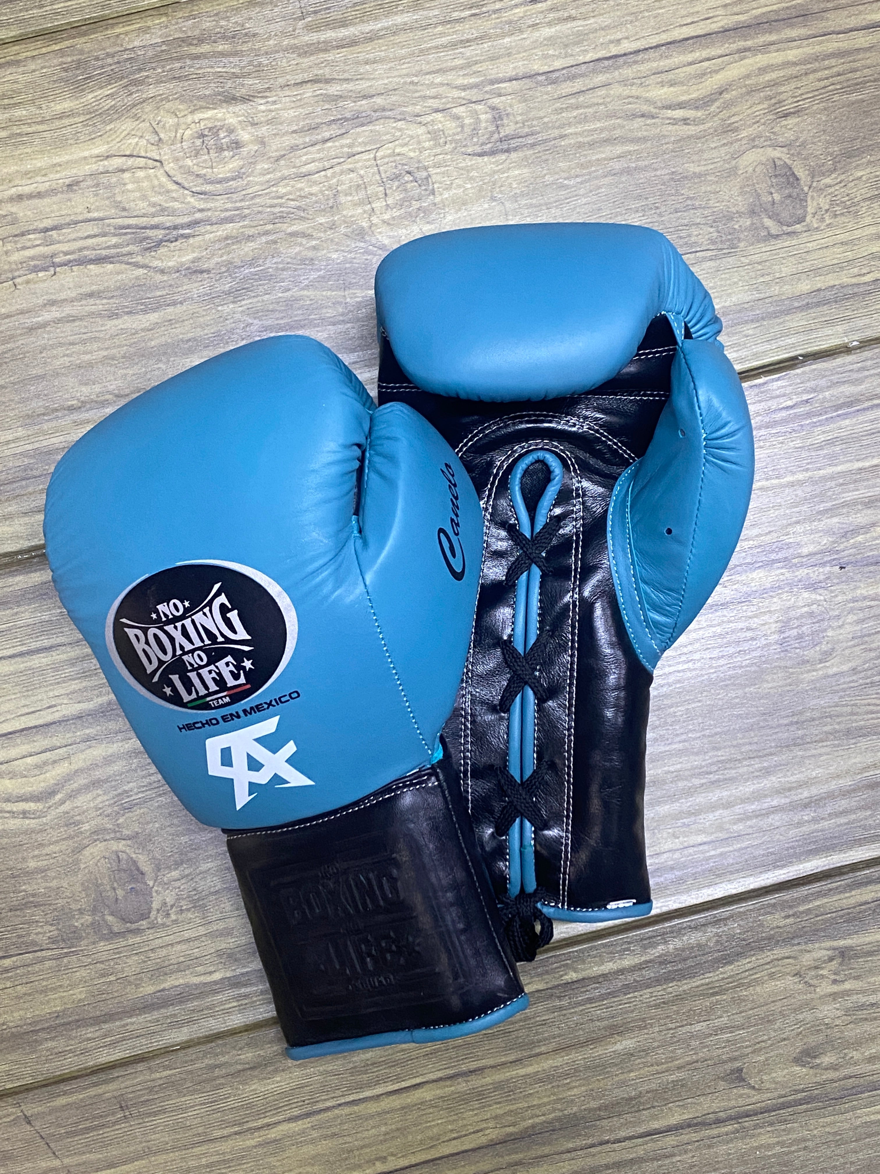 Customizable boxing glove, High Quality COPIES of Branded Gloves Blue/Blck