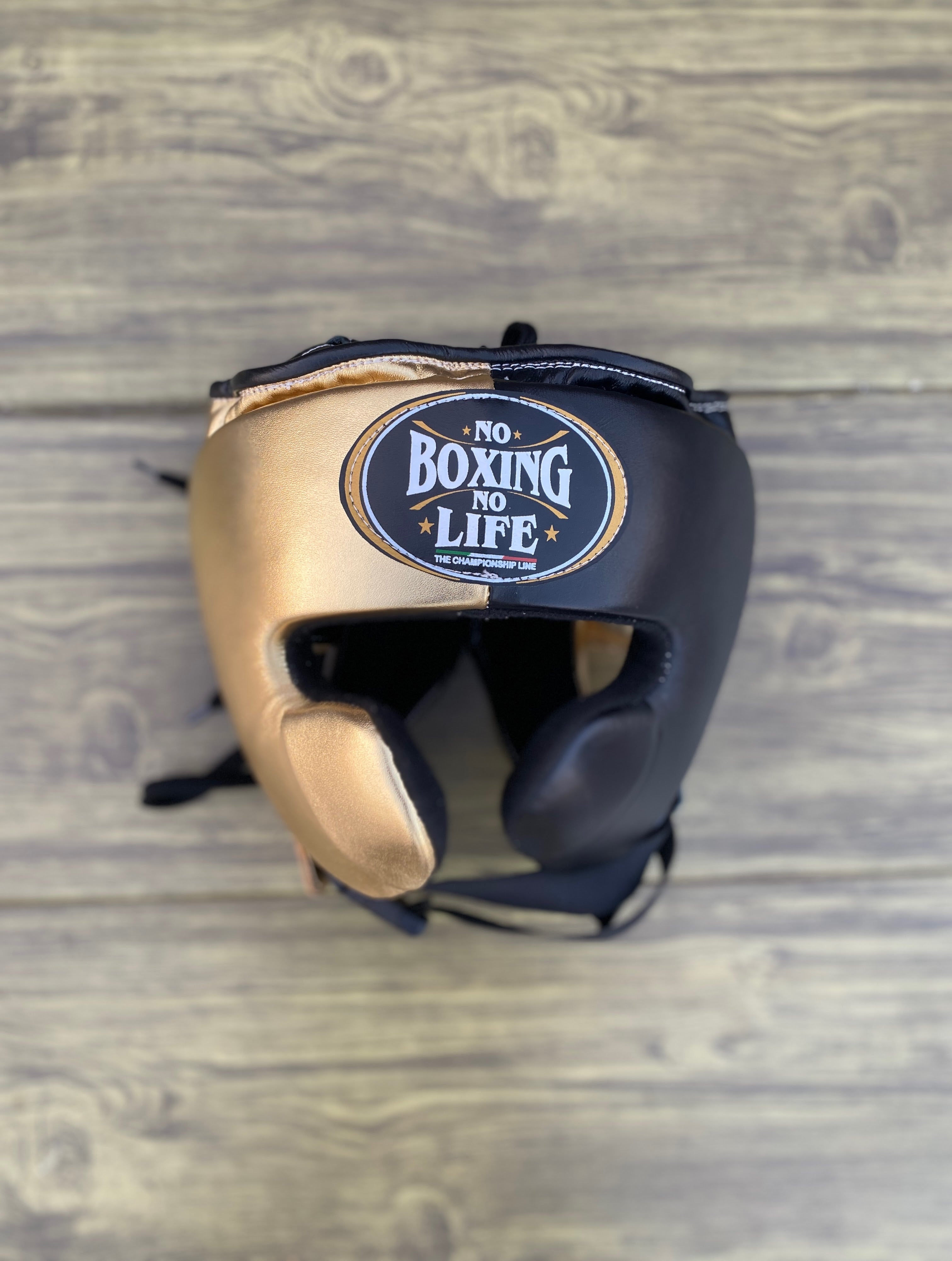 No Boxing No Life set, NBNL Black/Gold Boxing set, No Boxing No Life Head Guard