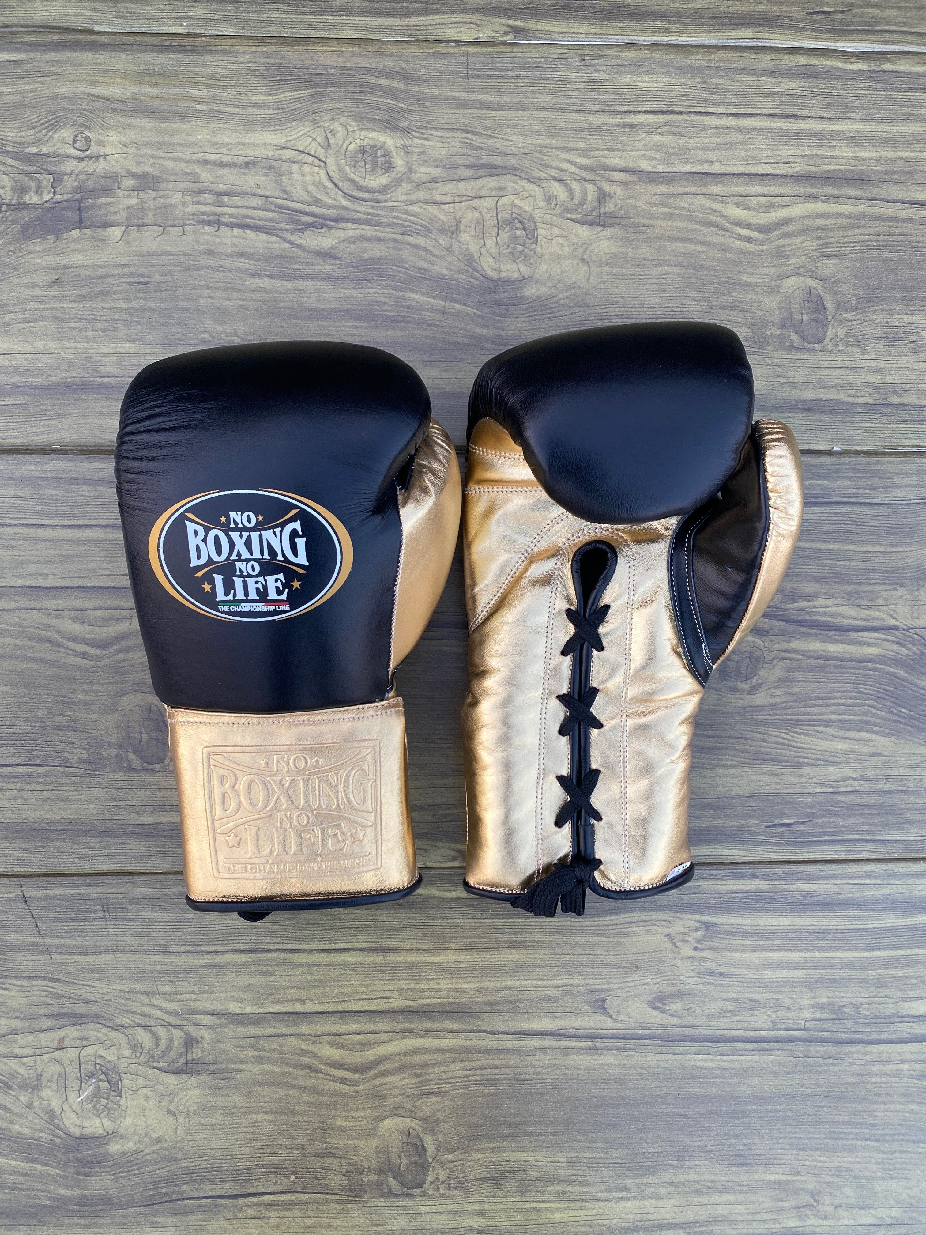 Customizable boxing glove, High Quality COPIES of Branded Gloves Black/Gold