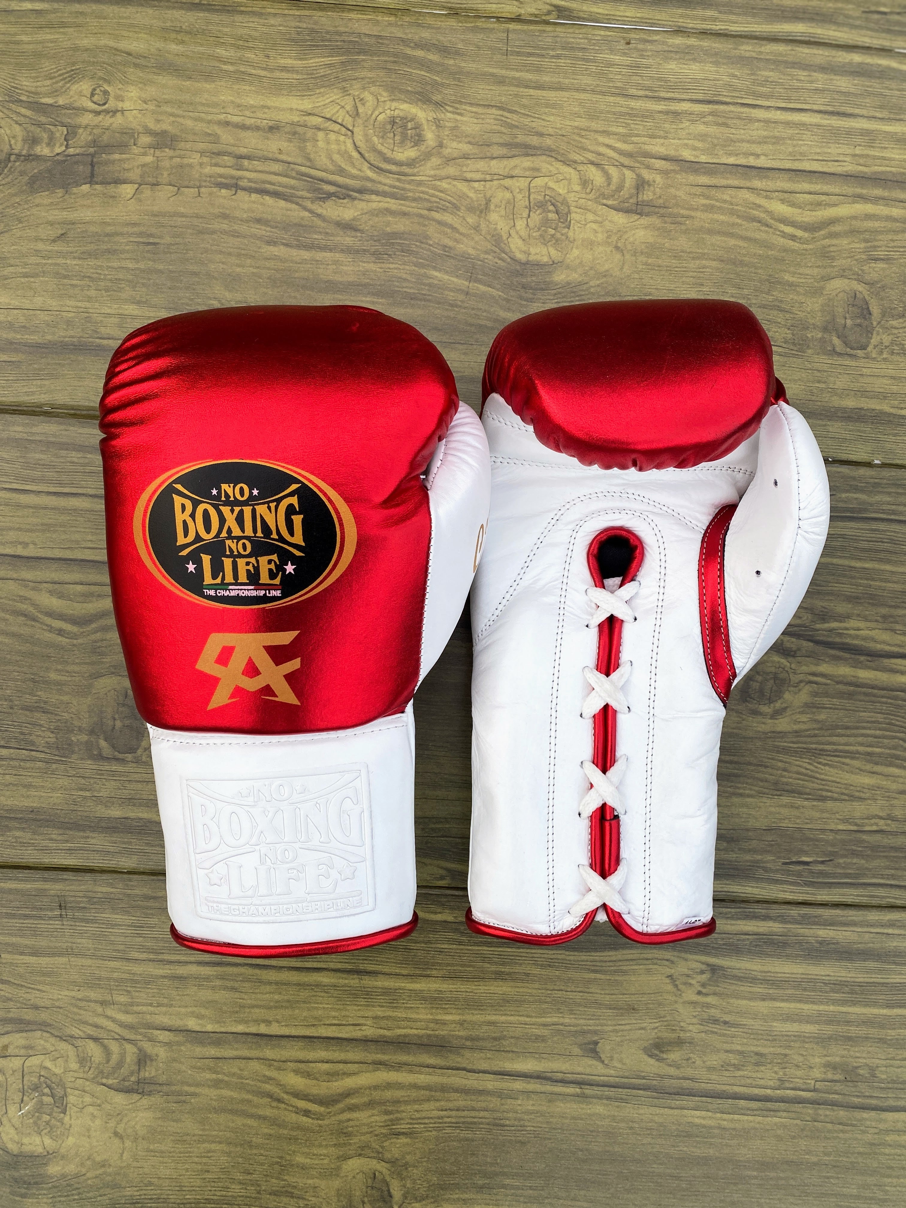 Customizable boxing glove, High Quality COPIES of Branded Gloves Red/White