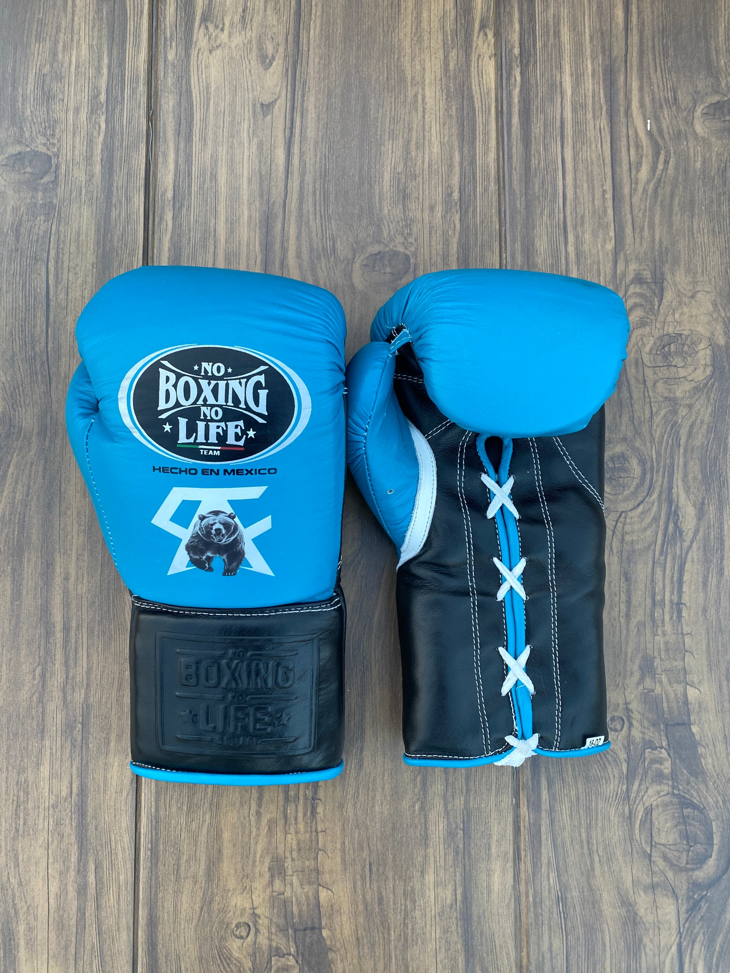 Customizable boxing glove, High Quality COPIES of Branded Gloves Blue/Blck