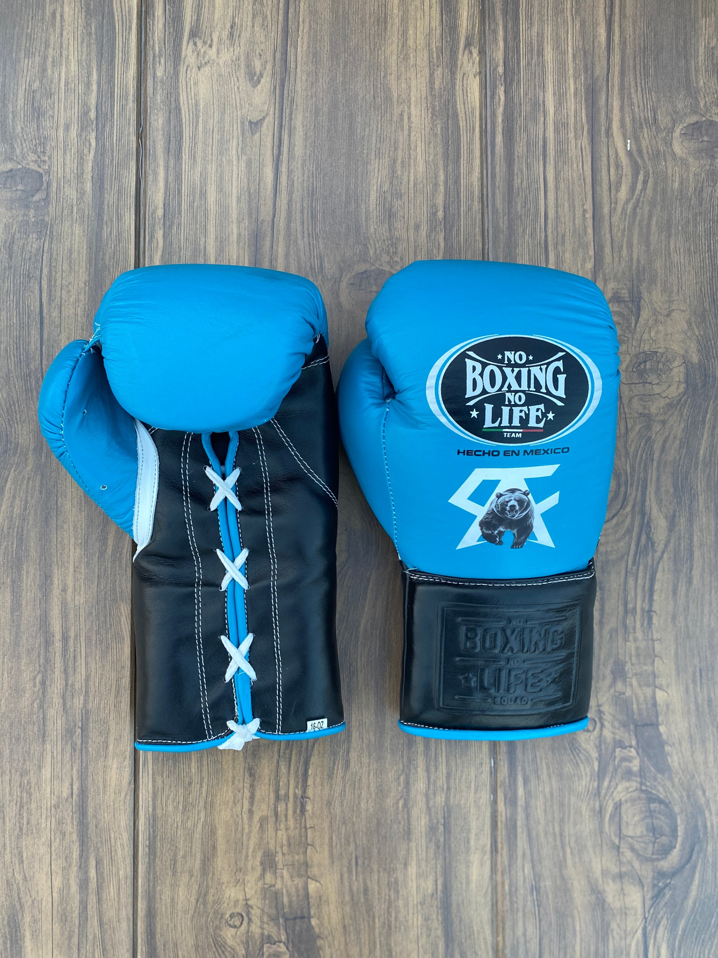 Customizable boxing glove, High Quality COPIES of Branded Gloves Blue/Blck