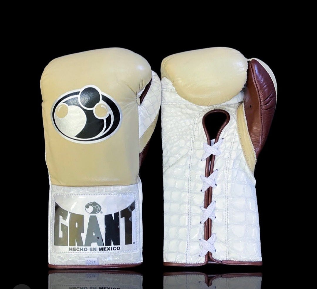 Customizable boxing glove, High Quality COPIES of Branded Gloves Beige