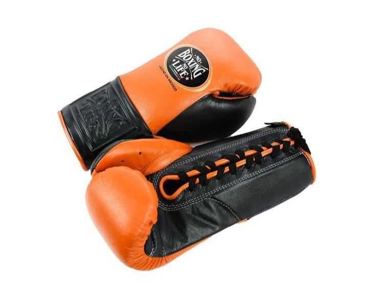 Customizable boxing glove, High Quality COPIES of Branded Gloves Black/Orange