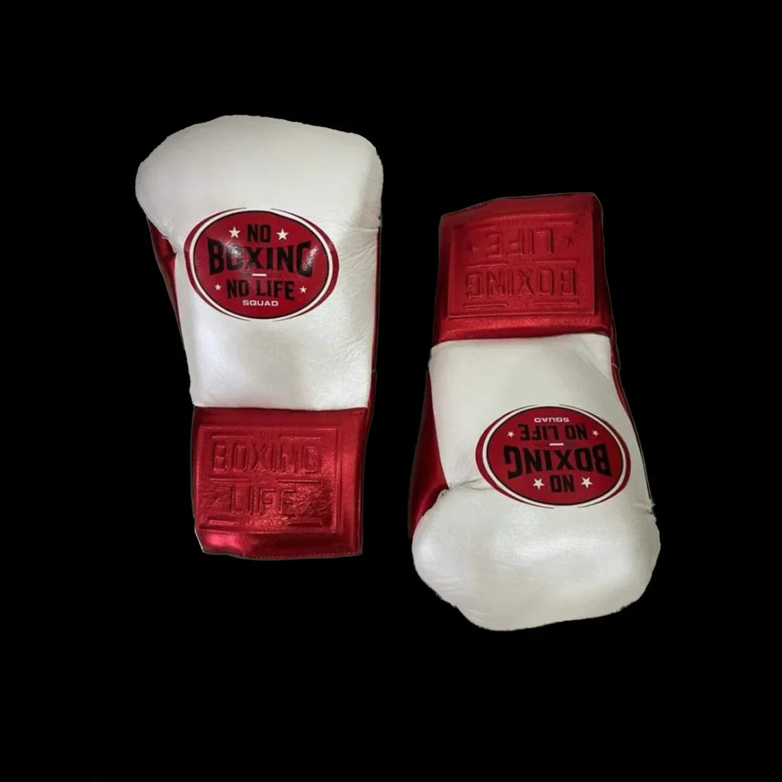 Customizable boxing glove, High Quality COPIES of Branded Gloves Red/White