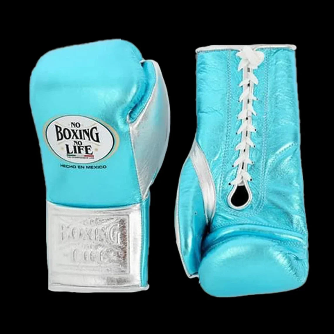 Customizable boxing glove, High Quality COPIES of Branded Gloves Blue/Silver